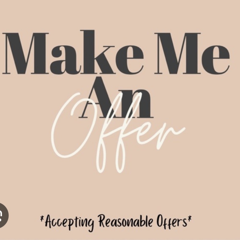All reasonable offers accepted!